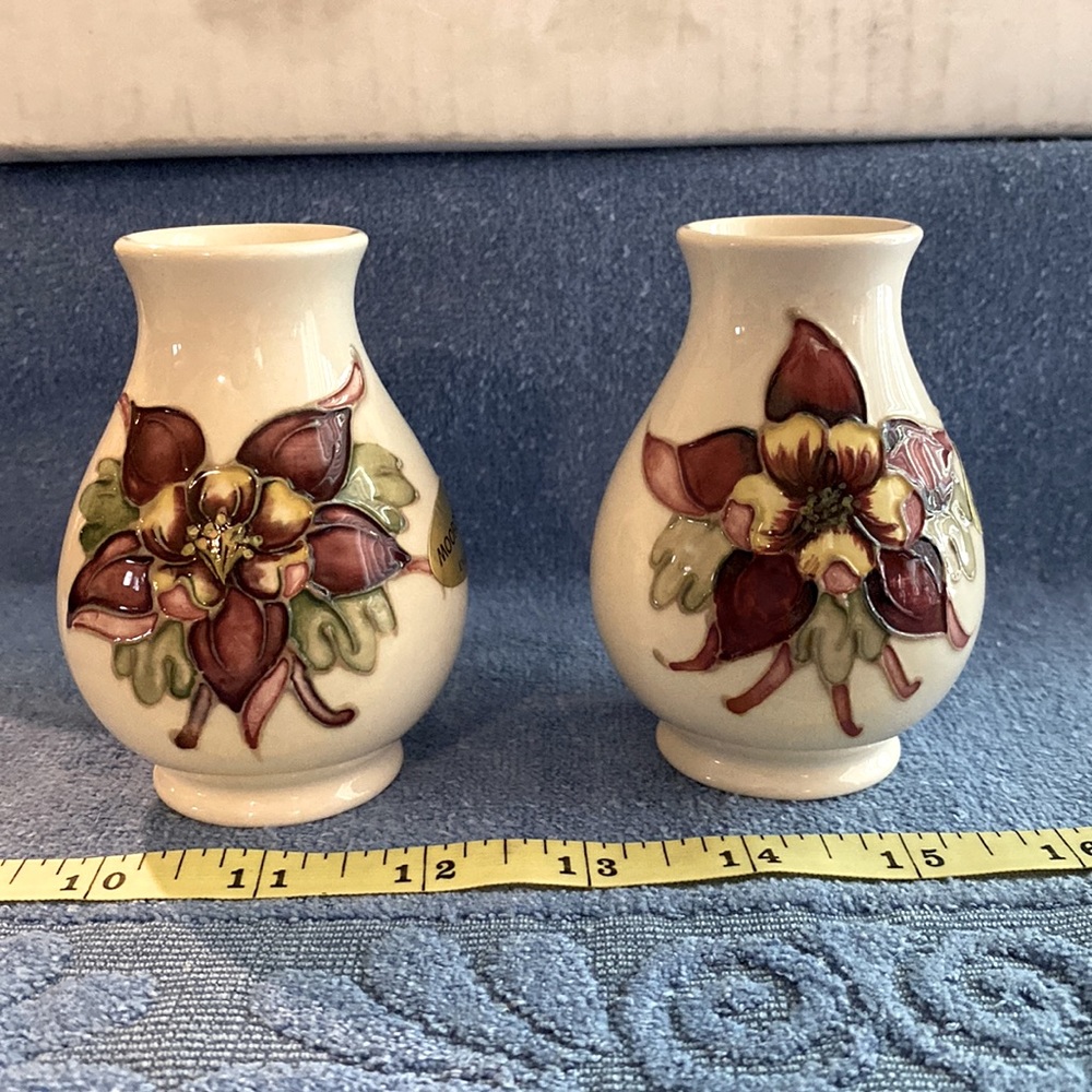 Moorcroft England Vases New in Box